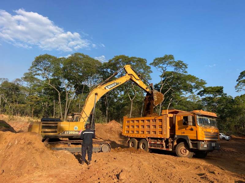 Bulk earthworks operation in Zambia
