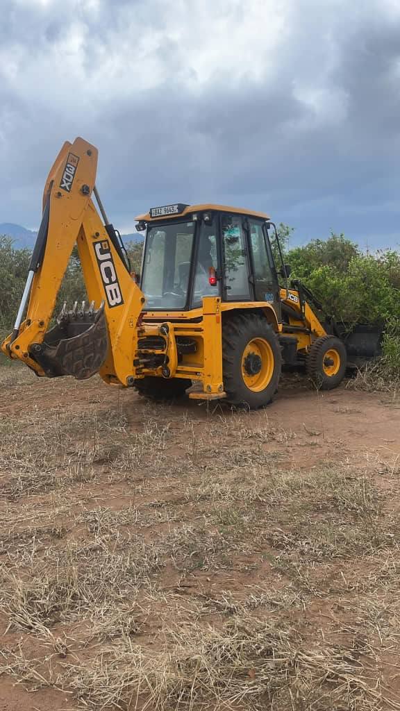 JCB and CASE TLB (tractor loader backhoe) for hire in Zambia